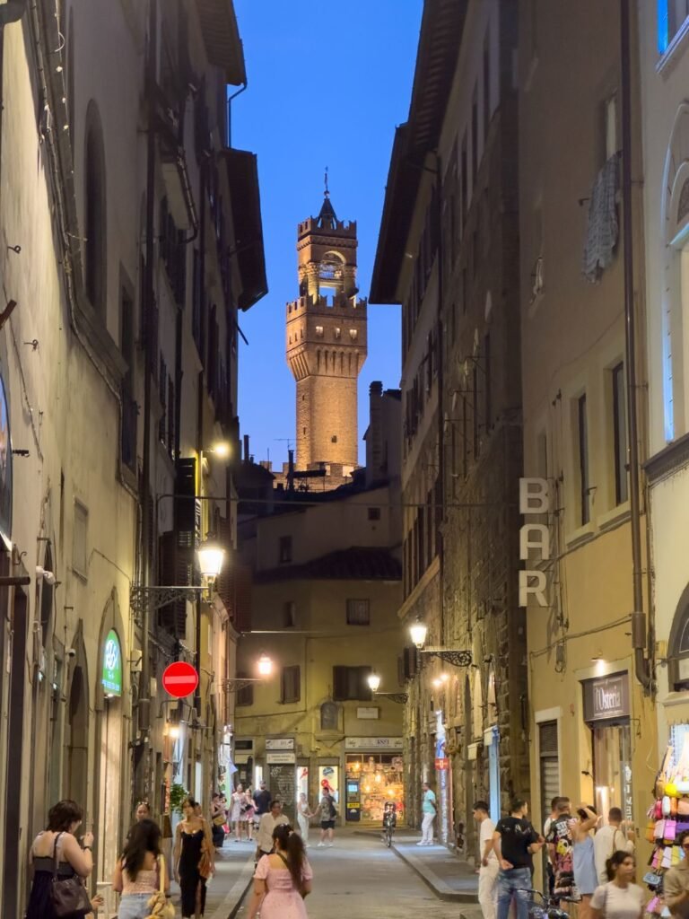 Palazzo Vecchio in Florence at night