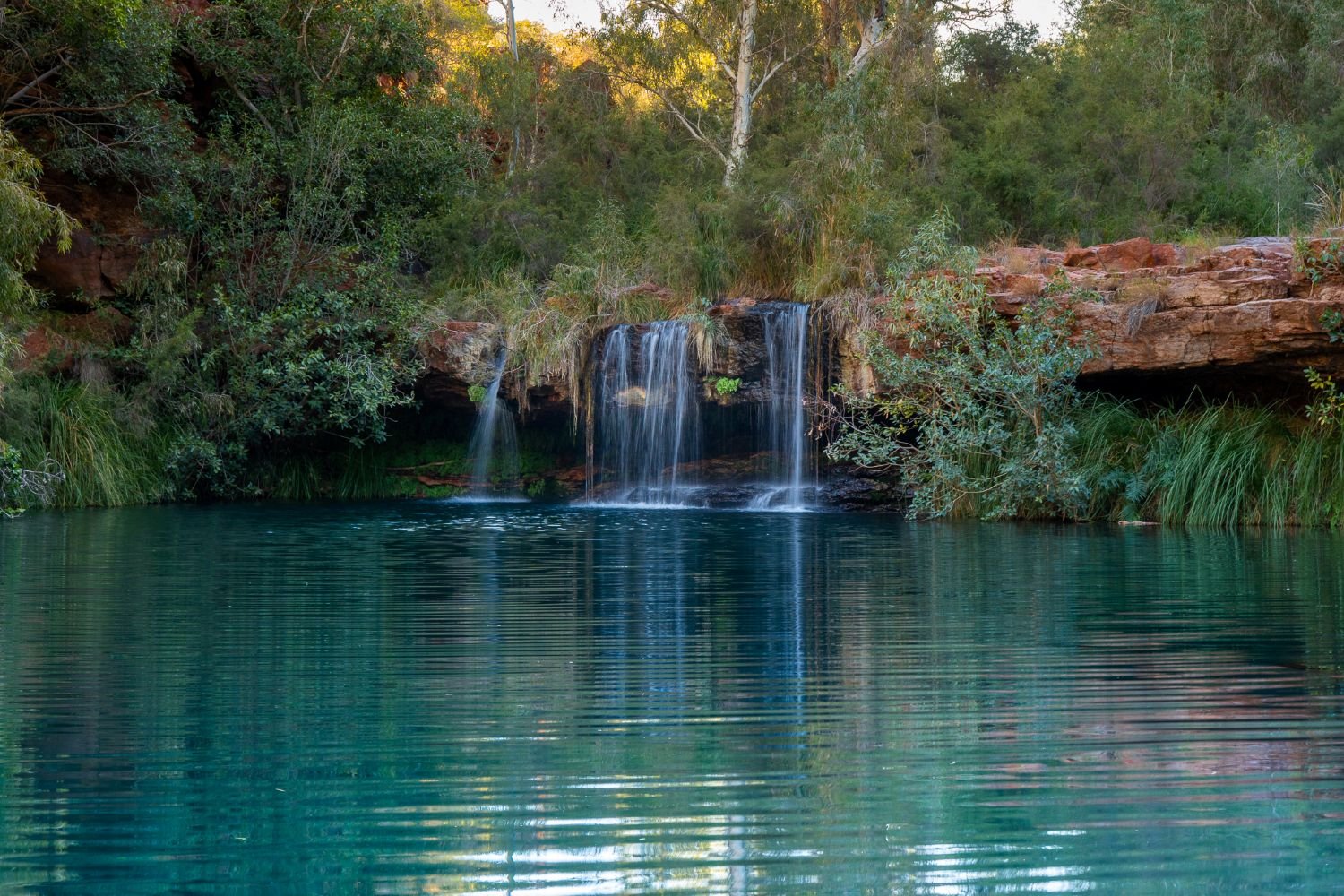 Fern Pool in Karijini National Park Slow Shutter Speed